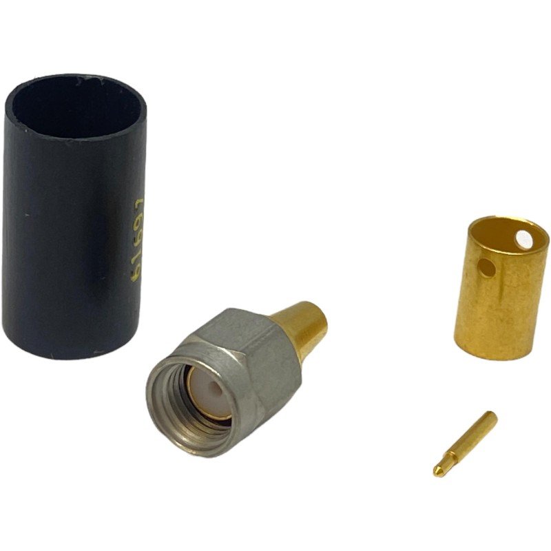 2031-8337-02 Omni Spectra Sma (m) Coaxial Connector For RG58, RG142, RG400 Cable