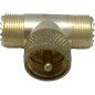 UHF PL259 SO239 T Type Coaxial Adapter 49199 M-358