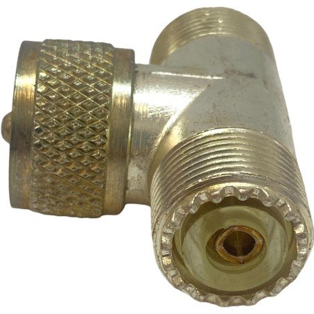 UHF PL259 SO239 T Type Coaxial Adapter 49199 M-358