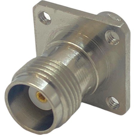 SF1102-6005 SV Microwave TNC (f) - SMA (m) Panel Mount Coaxial Adapter