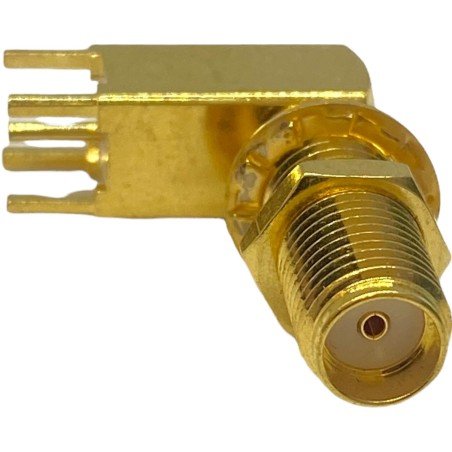 SMA (f) 90 Degree Pcb Mount Coaxial Connector
