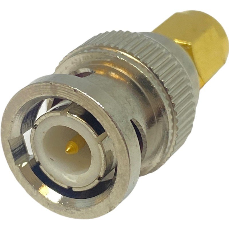 BNC (m) - SMA (m) RF Coaxial Adapter