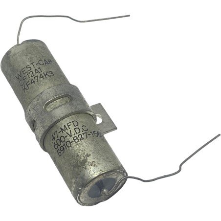 0.47uF 470nF 600Vdc Axial Paper in Oil Capacitor CP12A1 West Cap