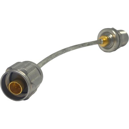 N Type (m) - N type (f) 18Ghz Semi Rigid Cable Assembly Huber Suhner 15cm