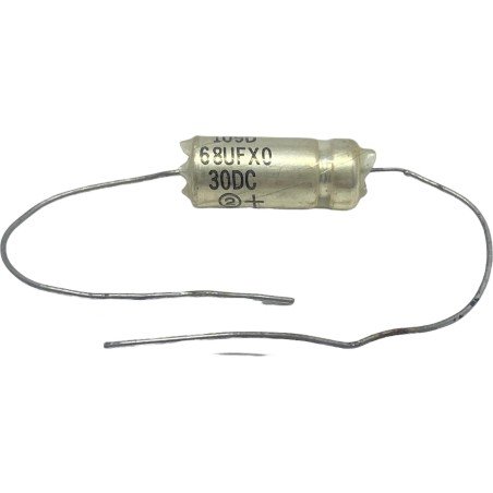 68uF 30V Axial Tantalum Capacitor 109D68UFX0