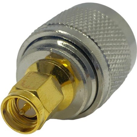 N Type (m) - SMA (m) Straight RF Coaxial Adapter