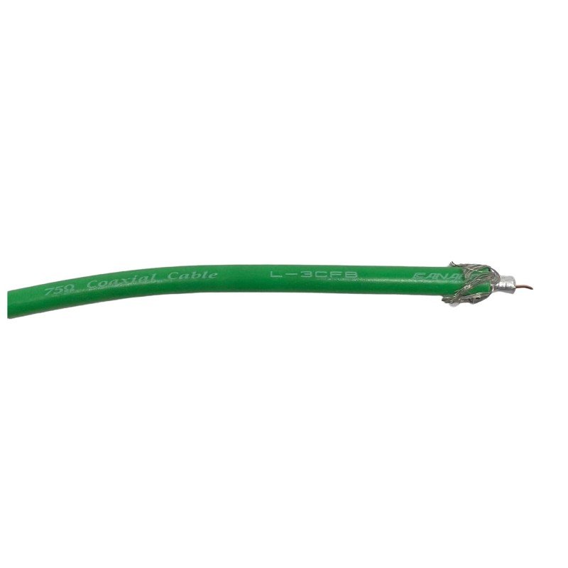 L-3CFB L3CFB Canare 75OHM Digital Video Coaxial Cable Green 1-Meter