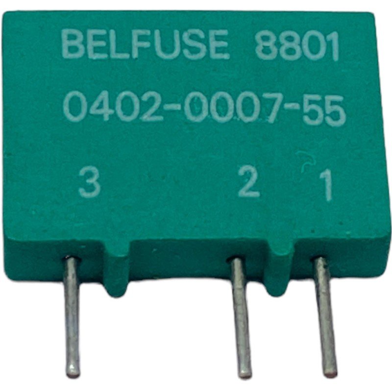 0402-0007-55 Belfuse Passive Delay Line Module 3 Pin 2.2ns 55Ohm 10%
