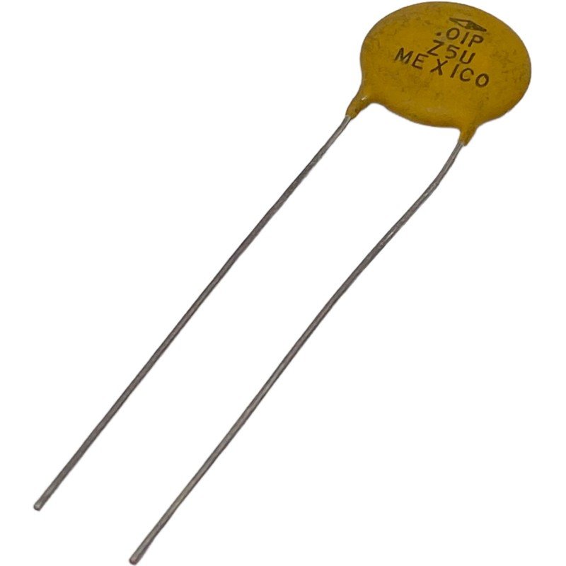 0.01uF 10nF 600Vdc Radial Ceramic Disc Capacitor Z5U