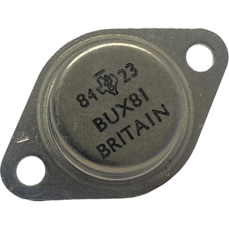 BUX81 Texas Instruments Silicon NPN Power Transistor