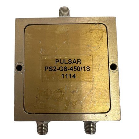 PS2-G8-450/1S Pulsar Power Splitter Combiner 2-Way SMA 250-500Mhz 30W