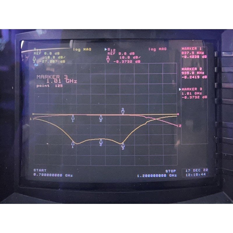 Isolator - Circulator Coaxial 830-1000Mhz SMA Isolmin:-23db InsLossmax:-0.5db