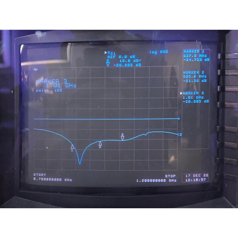 Isolator - Circulator Coaxial 830-1000Mhz SMA Isolmin:-23db InsLossmax:-0.5db