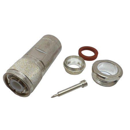 UG494A UG-494/A Kings Coaxial Connector Silver Plated HN (m) High N Type (m)