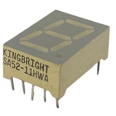 SA52-11HWA Kingbright 7 Segment Led Display Common Anode