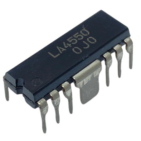 LA4550 Integrated Circuit 2-Channel AF Power Amplifier for Radio