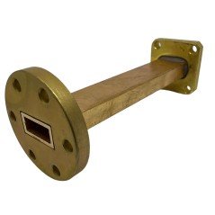 WR42 WR-42 Waveguide Fixed Section Adapter Square to Circular