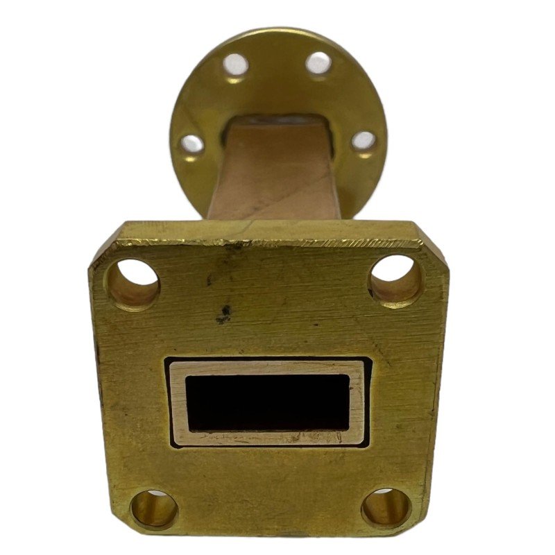 WR42 WR-42 Waveguide Fixed Section Adapter Square to Circular