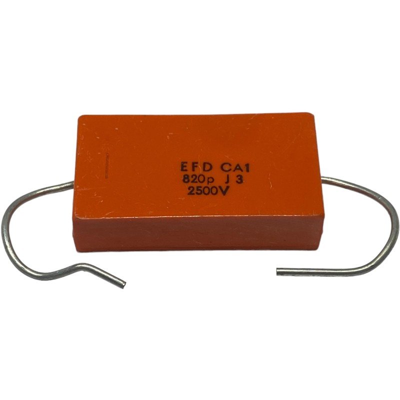 820pF 2500V 2.5KV Axial Mica Film Capacitor EFDCA1