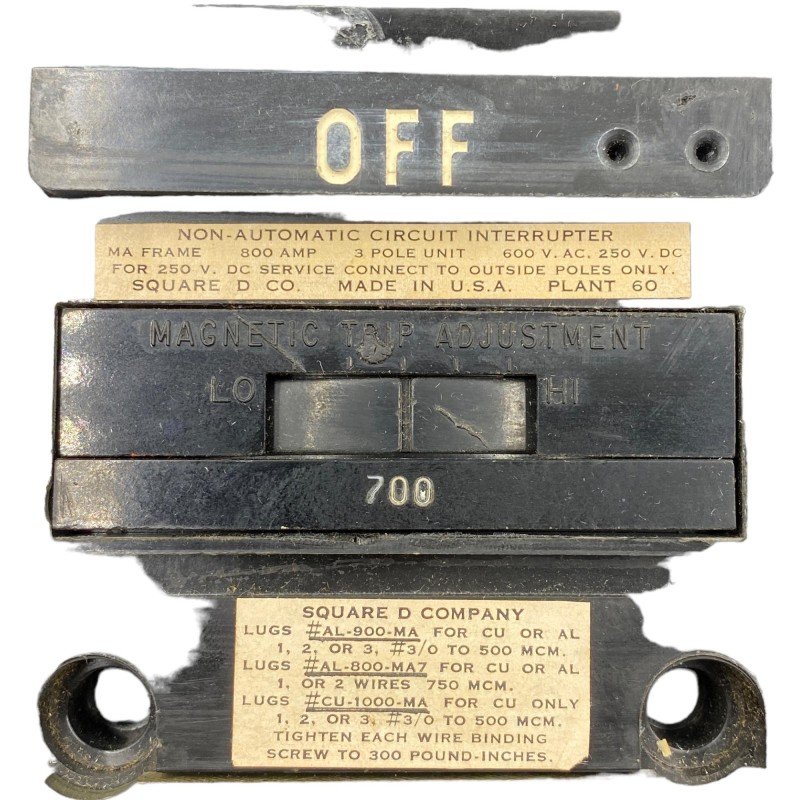 MAL360008 Square D Circuit Breaker 800A 600V