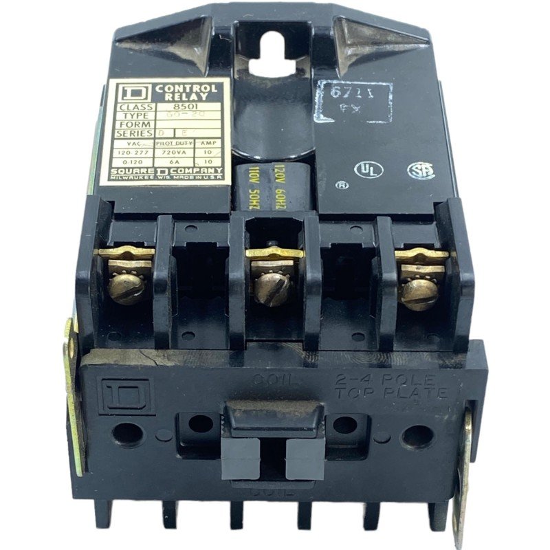 8501 G0-20 Square D Control Relay D Series