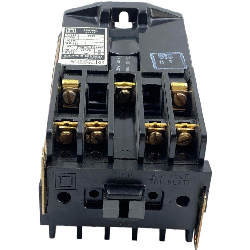 8501 G0-60 Square D Control Relay 110-120V
