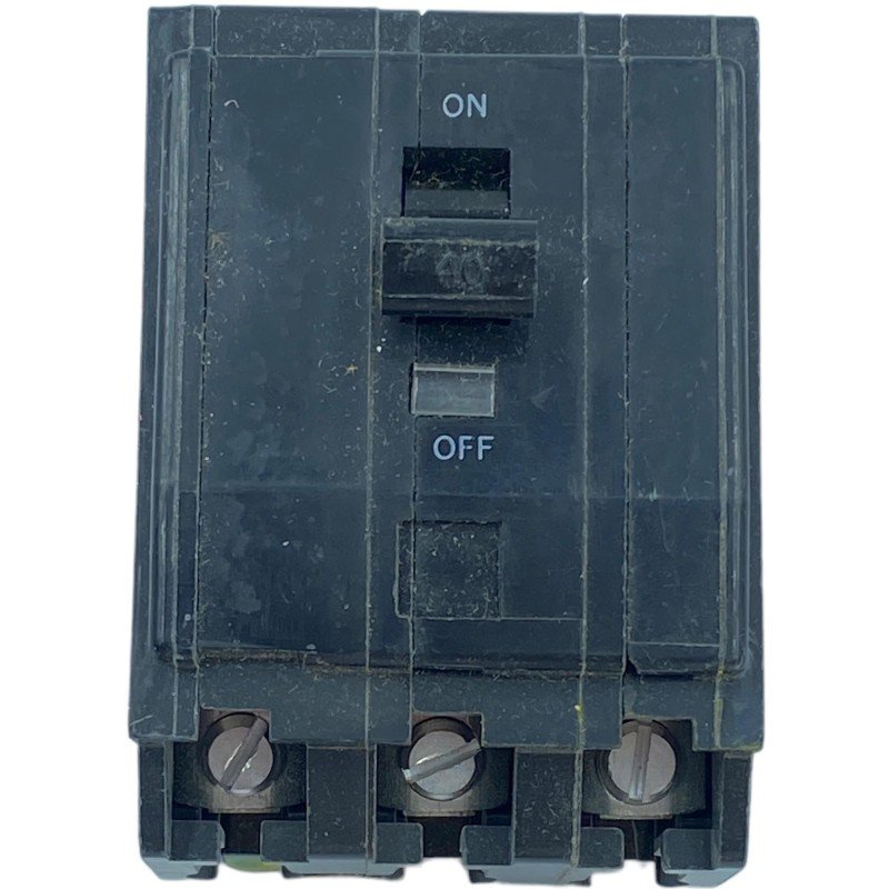 QOB340 Square D 3 Pole Circuit Breaker 40A 120/240VAC