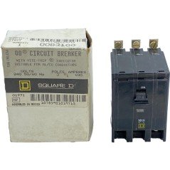 QOB3100 Square D 3 Pole Circuit Breaker 240VAC/100A