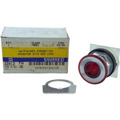 9001KR9R Square D Maintained PushButton Operator With Red lens 32012