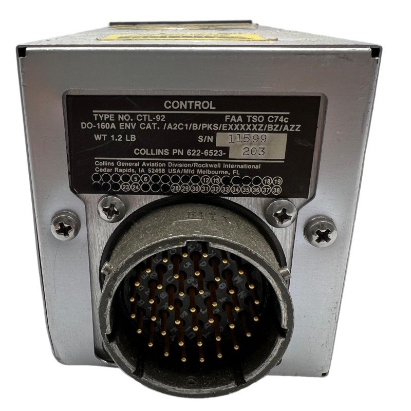 Collins Control Head ATC CTL-92 622-6523-203