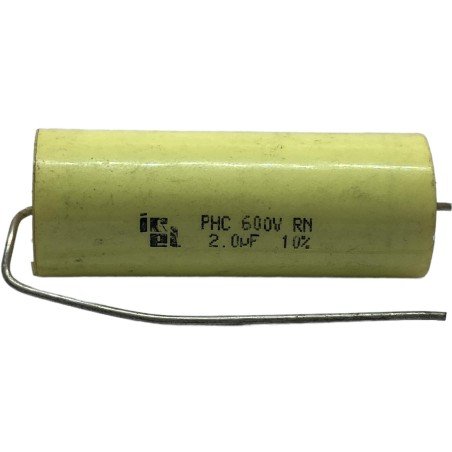 2uF 600V Axial Polypropylene Film Capacitor PHC Icel