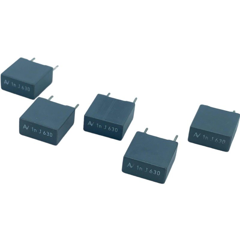 1nF 1000pF 630V Radial Film Capacitor Arcotronics 11x10.5x5mm Qty:5