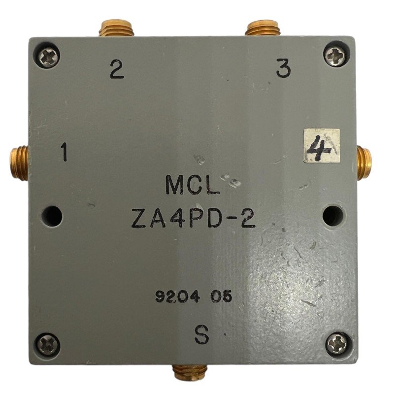 ZA4PD-2 Mini Circuits Power Splitter Combiner 1000-2000Mhz SMA 4 Way