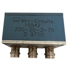 ZDC-20-3-75 Mini Circuits Directional Coupler 1-150Mhz 20db 75Ohm BNC
