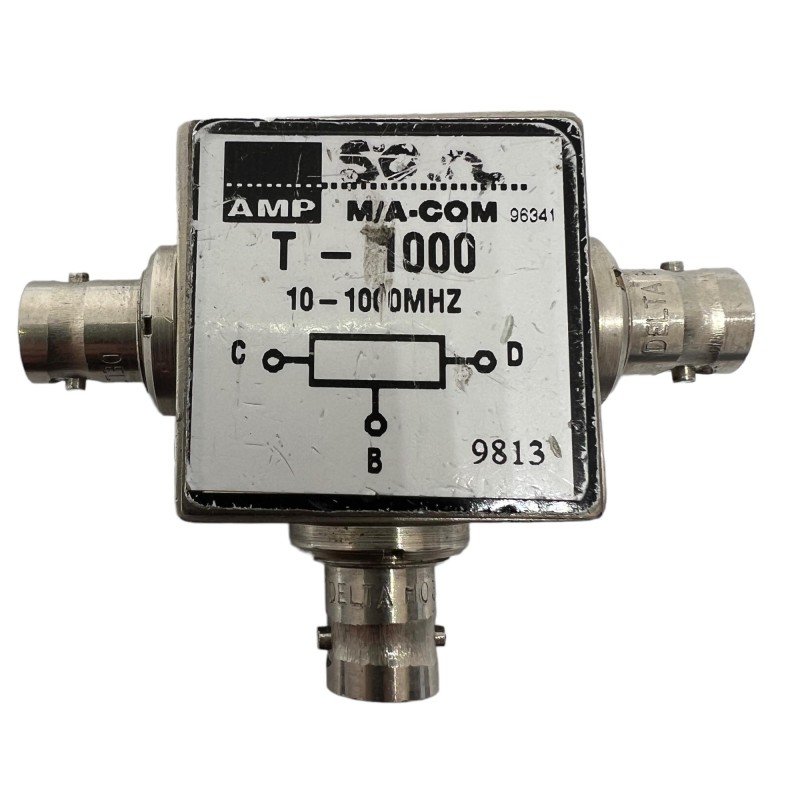 T-1000-BNC Macom 2 Way Power Splitter Combiner 10-1000Mhz BNC
