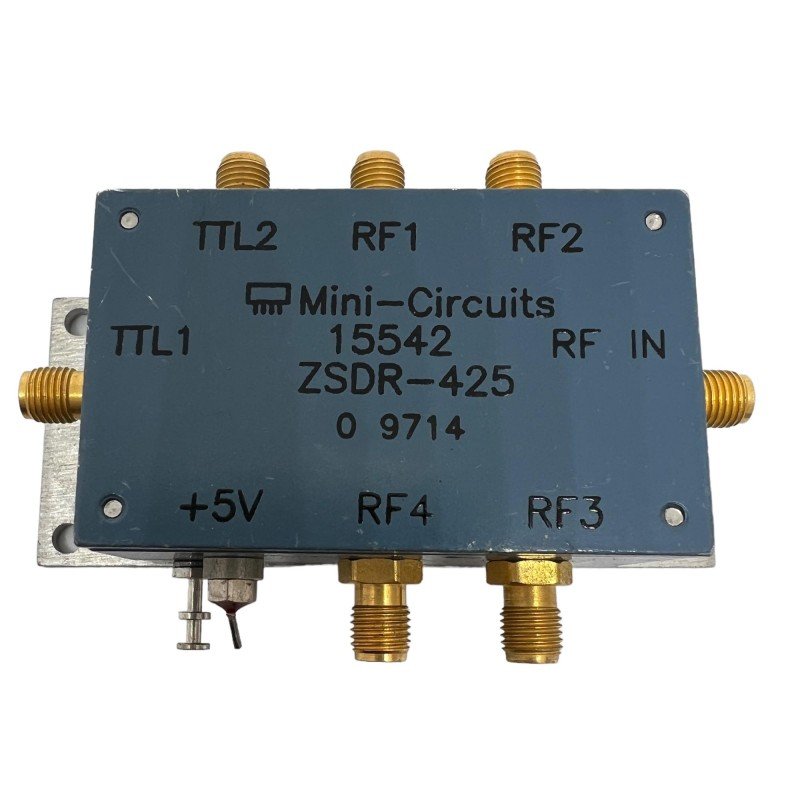 ZSDR-425 Mini Circuits SP4T Pin Diode Switch Coaxial SMA 10-3000Mhz