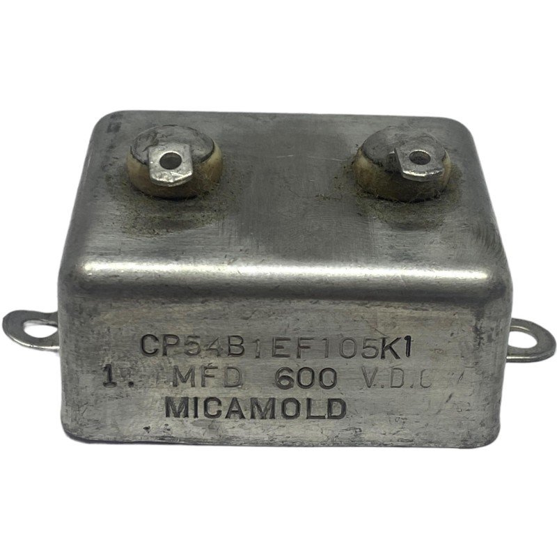 1uF 600V Fixed Paper Dielectric Capacitor CP54B1EF105K1 Micamold