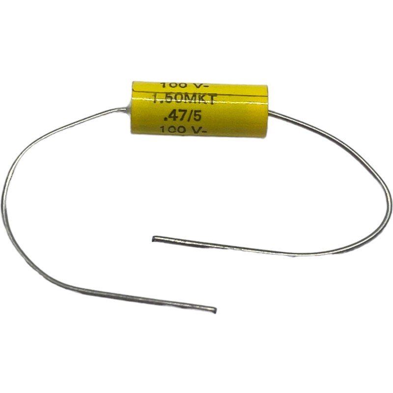 0.47uF 470nF 100V 5% Axial Film Capacitor 1.50MKT Arcotronics 13x5mm