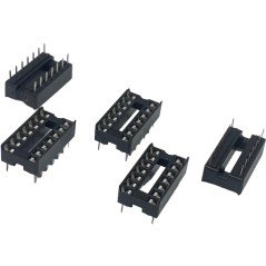 1-390261-3 Tyco Electronics 14 Position 2 Row Integrated Circuit Socket Qty:5