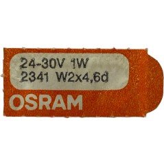 2341 Osram Sylvania 24-30V Light Bulb Lamp 1W W2x4.6d