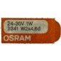 2341 Osram Sylvania 24-30V Light Bulb Lamp 1W W2x4.6d