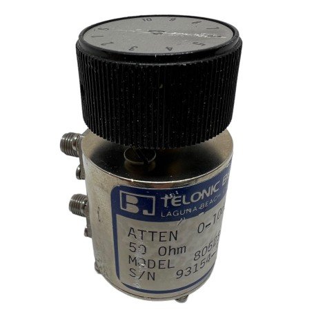 8052S Telonic Rotary Attenuator SMA 0-10db 1db/step
