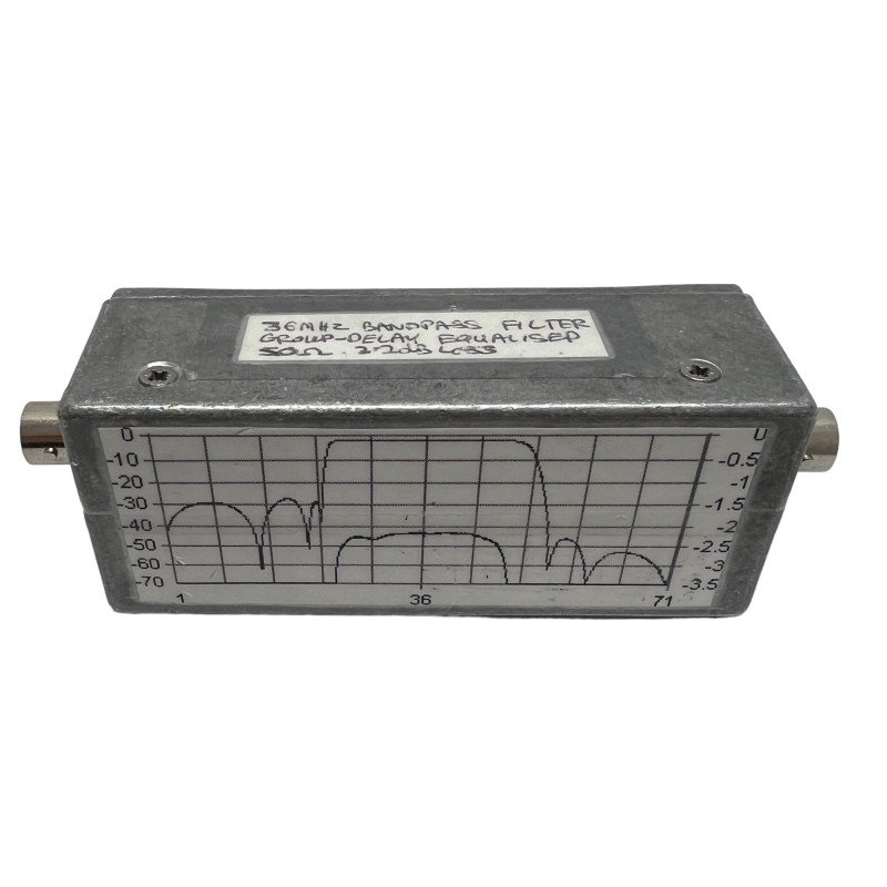 Bandpass Filter BPF CF: 36Mhz 50Ohm BNC