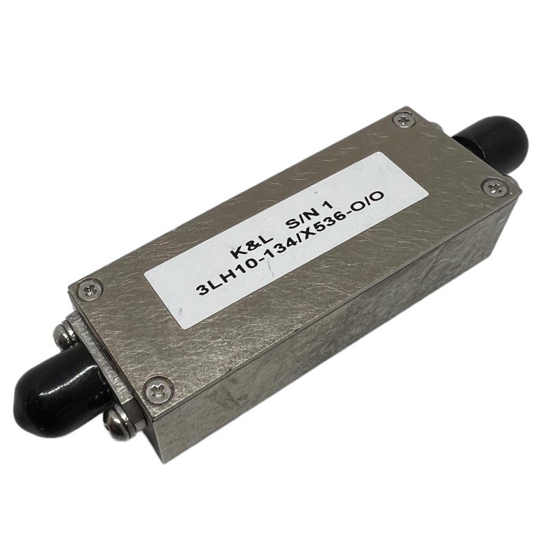 High Pass Filter HPF 134Mhz K&L Microwave 3LH10-134/X536-0/0