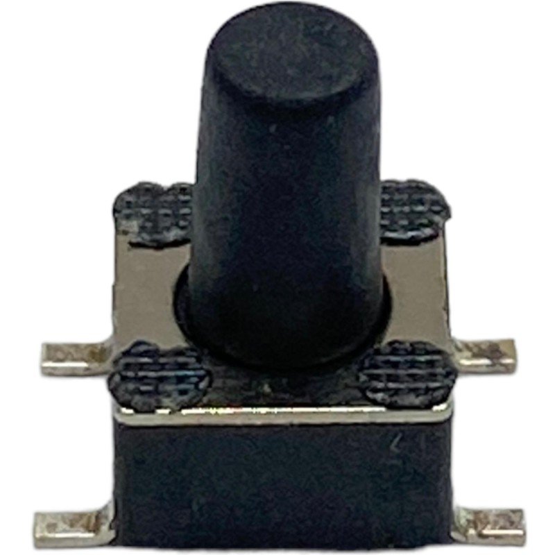 Black Plastic Momentary PushButton PCB Switch 6x6x9.3mm