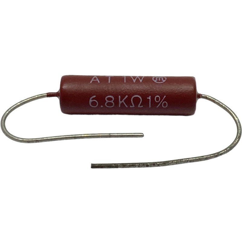 6.8Kohm 6K8 1W 1% Axial Fixed Wirewound Resistor