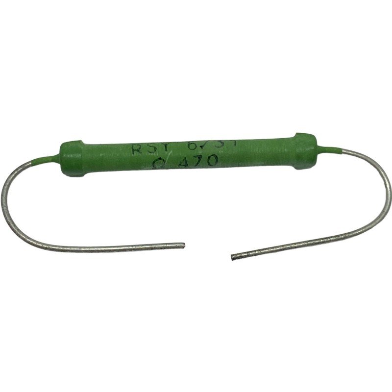 470Ohm 470R 3W 10% Axial Wirewound Resistor RSY6/31 Seci 37x5mm