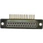 CD25S05 25 Pin 25 Position Female Dual Row 90 Degree Surface Mount D-Sub Connector