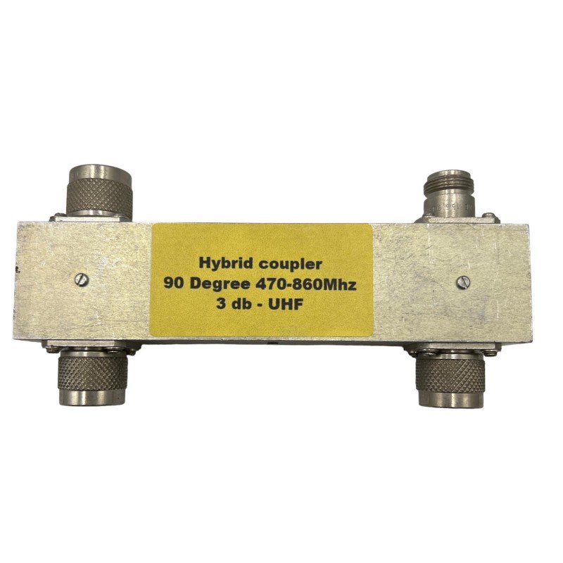 Directional Coupler - Hybrid Coupler 90 Degree UHF 470-860Mhz 3db 150W N(f) N(m)