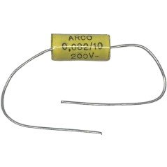 0.082uF 82nF 200V 10% Axial Film Capacitor Arcotronics 13x6mm
